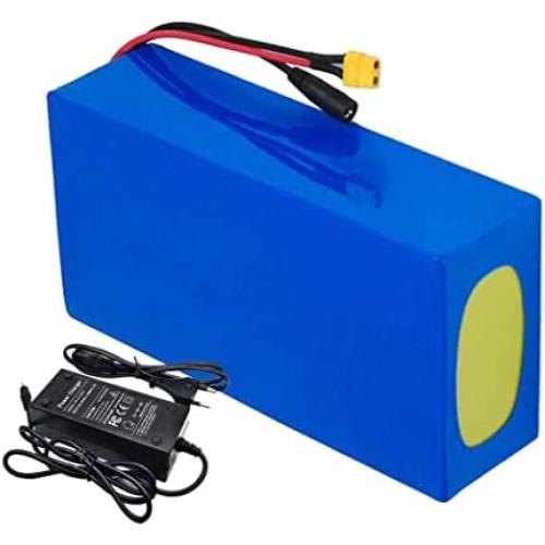 Wnicek 48V E-Bike Battery 13S6P 20Ah Lithium-ion Electric Bicycles Battery Pack for 1200W 1000W 750W 500W 350W 250W Motor(with BMS and 2A Charger)