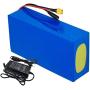 Wnicek 48V E-Bike Battery 13S6P 20Ah Lithium-ion Electric Bicycles Battery Pack for 1200W 1000W 750W 500W 350W 250W Motor(with BMS and 2A Charger)