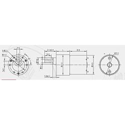 12v Eccentric Out Shaft Dc Gear Motor Used in Office Automation Equipment