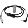 Nucleus-M 7 Pin Male to 2.5mm LANC Run-Stop Cable Motor Control for Canon C100 C200 C300 MKII for URSA Mini Pro Cameras