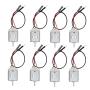 BOJACK 8 Pcs Type 130 EK1450 1 V- 6 V Volt Miniature DC Toy Motors for Arduino Hobby DIY Projects