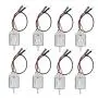 BOJACK 8 Pcs Type 130 EK1450 1 V- 6 V Volt Miniature DC Toy Motors for Arduino Hobby DIY Projects