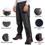 Rain Pants Men, Waterproof Pants Mens Fishing Pants, Work Rain Gear Pants for Men Motorcycle Hiking Outdoor Windproof Golf