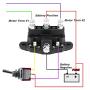 Relay Winch Motor Reversing Solenoid Switch Intermittent Duty 12V 6 Terminal Reverse Polarity DC Contactor 24450 214-1211A11 214-1231-A11 2141211A1106 214-1211A11-06