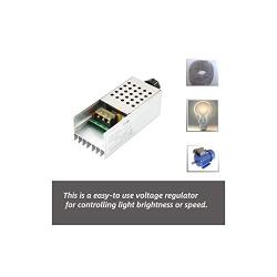 6000W 220V AC Voltage Controller,SCR Electric Voltage Regulator,Better Heat Dissipation Dimmer Motor Speed Controller,for Resistance Load,Heating Wire,Filament Lamp,Most Single-Phase AC Motors