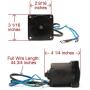 The ROP Shop | Trim Motor for 99 Johnson BJ200PXEEN, J200WPXEEN, BJ200PXEEB, J200WPXEES Engine