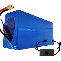 Wnicek 72V E-Bike Battery Pack 20Ah 30Ah 40Ah Electric Motorcycle Lithium Battery Waterproof and Replaceable Li-ion Battery for 2800W-250W Motors with BMS+ XT60 Plug+ Charger