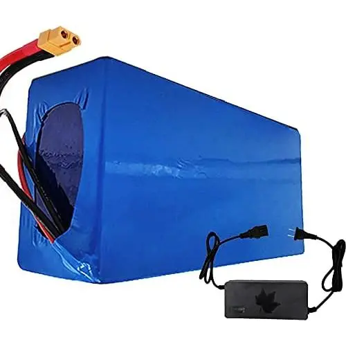Wnicek 72V E-Bike Battery Pack 20Ah 30Ah 40Ah Electric Motorcycle Lithium Battery Waterproof and Replaceable Li-ion Battery for 2800W-250W Motors with BMS+ XT60 Plug+ Charger