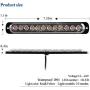 Yifengshun LED Emergency Strobe Lights Bar , Universal 2pcs 12 LED Surface Mount Emergency Warning Hazard Flashing Strobe Light Bar for Truck, Off Road Vehicle, ATVs,Motorcycles(Red&Amber)