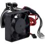 AllinRC Aluminum Heat Sink Cooling Fan with Thermal Sensor Clamp Heatsink for 42mm Diameter Motors fit 4268 4274 Brushless Motor (Black)
