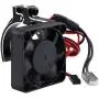 AllinRC Aluminum Heat Sink Cooling Fan with Thermal Sensor Clamp Heatsink for 42mm Diameter Motors fit 4268 4274 Brushless Motor (Black)