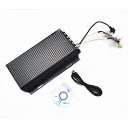 48V /60V /72V 96V 5000W 100A Sabvoton Sine Wave Programmable Controller + LED voltage display Twist Throttle with Electric Switch +Brake Lever+ Torque arm for 48-96V 5000W Ebike Motor/E-bike Kit