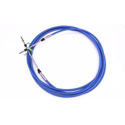 ABA-CABLE-17-GY Outboard Engine Remote Control 33C Throttle Shift Cable 17ft for Yamaha Tohatsu Boat Motor Steering System 5.18m Blue, Universal Type 3300/33C