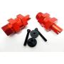 Vehicles-OCS 1/5 rc car Gas Rovan Front Clipless Wheel Extenders Fits HPI Occus 5B 5T 5SC King Motor T2000