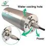 Huanyang Water Cooled CNC Spindle Milling Motor 220V 2.2KW 24000RPM 400hz Φ80mm ER20 Collet for Engraving Machine