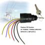 Boat Engine Ignition Switch Fits for Mercury Control Box Applications, Motor Starter Assembly 3 Position 6 Wire | OE Replacement 8717009A2 17009A2 MP41070 MP410701 MP410702