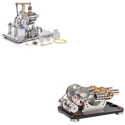 Sunnytech Hot Air Stirling Engine Motor Generator Education Toy Electricity SC02M-M16-22-D