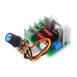 Voltage Regulator, AC 50-220V 2000W SCR Electric Voltage Regulator Temperature/Motor Speed Controller Light Dimmer for Electric Stoves/Water Heaters/Lamps/Speed Controller