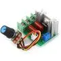 Régulateur de vitesse pour moteur électrique SCR 2000W 50-220V avec contrôle de tension/température/lumière Régulateur de vitesse pour moteur électrique SCR 2000W 50-220V avec contrôle de tension/température/lumière