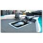EZ-Troll Fishing Boat Motor Tray, Black