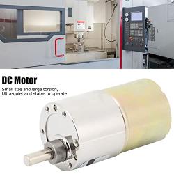 XD-37GB520 DC Reduction Motor , Controllers Motor Speed Controllers Electric Gearbox with Bracket Governor Adjustable Low Speed 24V CW/CCW for Micro Machinery[10rpm/min ]