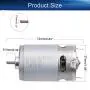 Heyiarbeit RS-550 18V DC Motor Round Shaft 20500RPM High Power Torque for Electronic Projects, Drills, Robots, RC Vehicals, Remote Controlled Cars/Robot, Saw Repair/Replacement Engine