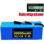 Jieoto 36V E-Bike Battery Pack 20000Mah Lithium-Ion Battery Electric Bike Scooter Battery Pack Electric Bicycle Battery for 500W 350W 250W 200W Motor with BMS and Charger