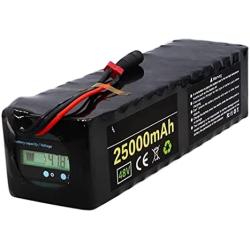 Jieoto 48V 20Ah 25Ah Ebike Battery Electric Bike Lithium-ion Battery Pack Built-in BMS and Electicity Display Fit for 1000W 750W 500W 350W 250W 200W Bike Motor (with Charger)