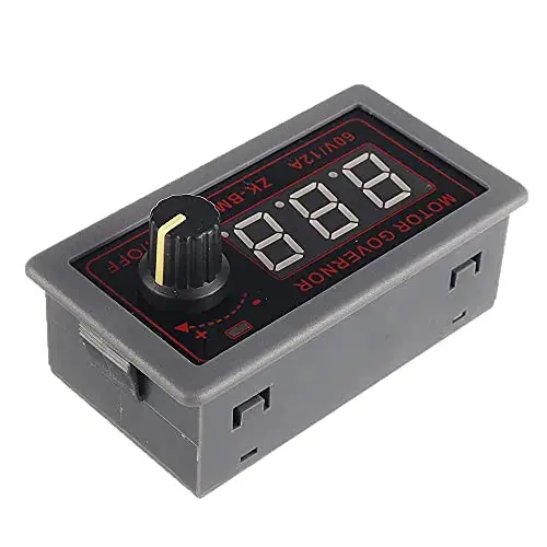 DollaTek PWM DC Motor Speed Controller 9-60V/12A/500W Motor Fan Controller Encoder dimming Speed Control