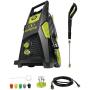 Sun Joe SPX3500 2300 Max Psi 1.48 Gpm Brushless Induction Electric Pressure Washer, w/Brass Hose Connector