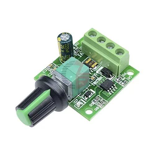 30W 2A PWM DC Motor Speed Controller DC 1.8V-15V Adjustable 1803B DC Motor Speed Regulator Governer Fan LED Light Control Switch
