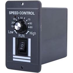 Motor Speed Controller, DC 12V-60V 10A CW/CCW Adjustable Speed with Switch Controller DC Motor Governor DC Motor Speed Controller