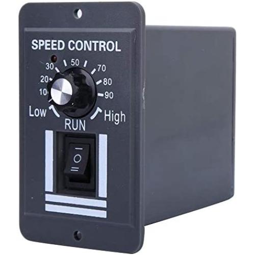 Motor Speed Controller, DC 12V-60V 10A CW/CCW Adjustable Speed with Switch Controller DC Motor Governor DC Motor Speed Controller
