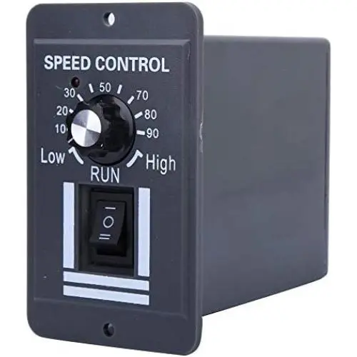 Motor Speed Controller, DC 12V-60V 10A CW/CCW Adjustable Speed with Switch Controller DC Motor Governor DC Motor Speed Controller