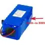 Wnicek 36V Ebike Battery 12000mAh 10S 4P Rechargeable Lithium-ION Battery Pack Customizable Lithium Battery with BMS and 42V Charger Fits for 200W 250W 350W 500W Motor