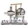 Sunnytech Hot Air Stirling Engine Motor Generator Education Toy Electricity SC02M-M16-22-D
