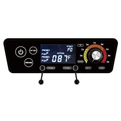 FlameSky BBQ Temperature Controller for Pit Boss Control Board Replacement Parts, Digital Thermostat Control Panel Kit, Digital Display Board with Upgrade LCD Screen Black