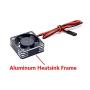 WWQB 2Pack RC Car Motor Cooling Fan Heatsink 28000RPM Brushless ESC Cooling Fan for RC Car 1/8 1/10 540 550 Motor,Rose Red (500081171A1)