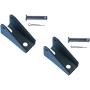 WindyNation (2pcs) 12 Volt, 225 lbs Linear Actuators + Up Down DPDT Switch + Mounting Brackets + Connectors (Momentary or Maintained Up Down Switch) (2