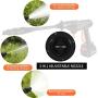 Cordless Pressure Washer Gun, 2 x 24V Batteries 20000Ah 200W Max 435PSI Portable Power Cleaner, 200W High Pressure Washer with 3In1 Adjustable Nozzle, Suitable for Washing Cars/Flowers/Floors, etc.