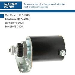 Starter Motor Replaces 1972-2002 7HP-18HP Engines with OE Part # 390838 391423 392749 394805 491766 497594 497595 693054 Starter Replacement