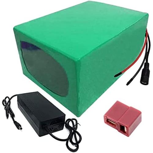Jieoto 24V 30AH Battery Lithium Battery 30000mAh for Electric Bicycle Moped/Electric/Li Ion Battery Pack with Charger, for 200W ~ 500W Motor