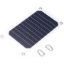 Solar Panel,10W 5V Solar Panel Charger with Buckles Semi Flexible Portable Monocrystalline Solar Charging Tool Mobile Power Supply,for Automobiles Ships Motorcycles Household Appliances Outdoor
