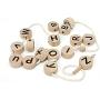 Play I Do Alphabet Lacing Beads for Toddlers - Lacing Toy to Develop Fine Motor Skills and Teach ABC