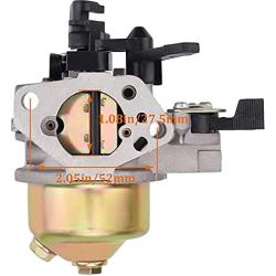 GX390 Carburetor Replacement for GX340 GX360 GX390 11HP 13HP Engine Generator Lawn Mower Motor Replaces 16100-ZF6-V01 ,16100-ZF6-V00 (with Spark Plug and insulator)