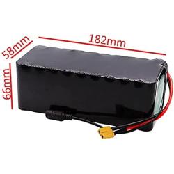 Wnicek 36V E-Bike Battery Pack 8Ah E-Bike Lithium-Ion Battery Pack with 42V Charger Electric Bike Scooter Battery for 200W 350W 500W Electric Bicycles Motor