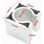 3pcs Nema23 Stepper Motor Mount 57 Stepping Motor Mounting Aluminium Alloy Bracket Clamp Holder Support Base for CNC Router Engraving Milling Machine Acessories (57x57x50mm)