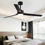 Indoor 3-Blade Ceiling Fan with LED Lights, 60