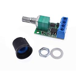DC Motor Speed Control Potentiometer Governor PWM Regulation Board LED Dimming 10A 5V-16V High Linearity Band Switch Module