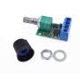 DC Motor Speed Control Potentiometer Governor PWM Regulation Board LED Dimming 10A 5V-16V High Linearity Band Switch Module